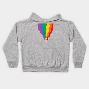 Lgbt pride love Kids Hoodie